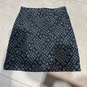 Free People Navy Mini Skirt size 2